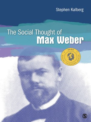 cover image of The Social Thought of Max Weber